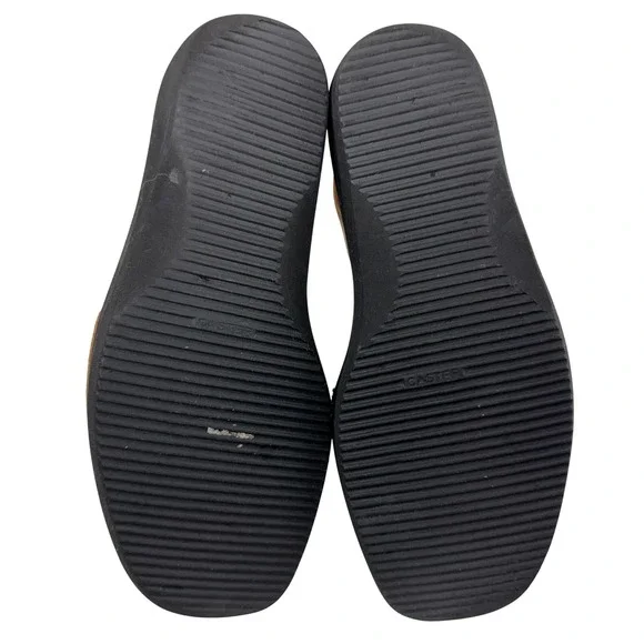 Pons Avarca Women Tan Leather Slingback Wedge Sandals Size 7 Comfort Spain - Picture 9 of 9